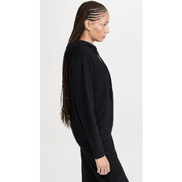 Eberjey Boucle Hoodie for Women - Cozy Luxury in Black