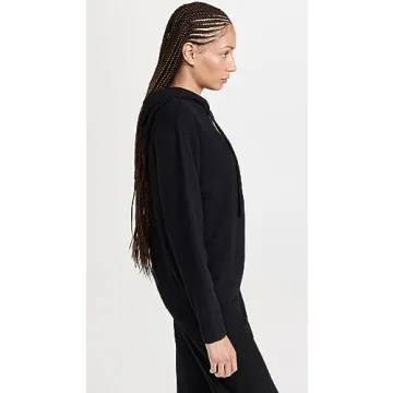 Eberjey Boucle Hoodie for Women - Cozy Luxury in Black