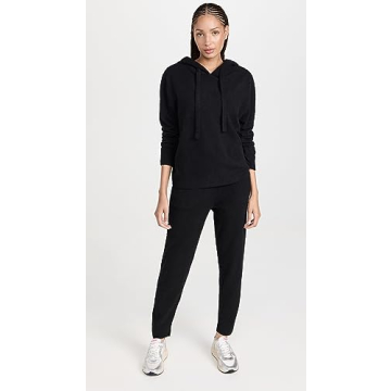 Eberjey Boucle Hoodie for Women - Cozy Luxury in Black