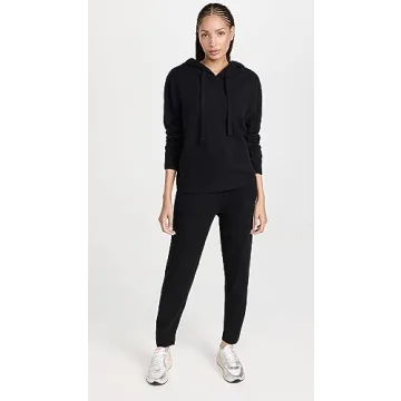 Eberjey Boucle Hoodie for Women - Cozy Luxury in Black