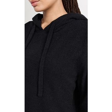 Eberjey Boucle Hoodie for Women - Cozy Luxury in Black