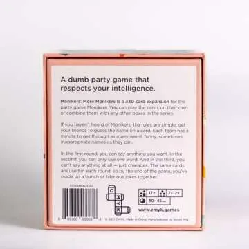 CMYK Monikers: Ultimate Standalone Party Game for Everyone