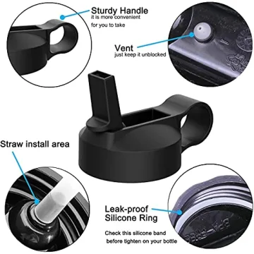 BPA-Free Mass Straw Lid Boot for Hydro Flask High-Flow