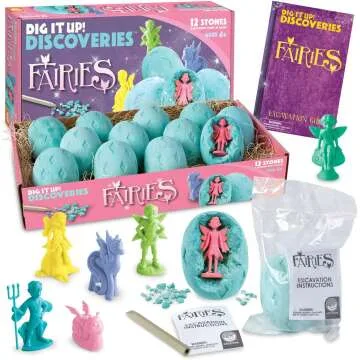 MindWare Dig It Up! Fairy Excavation Kit for Kids