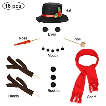 Colovis Snowman Decorating Kit for Winter Fun