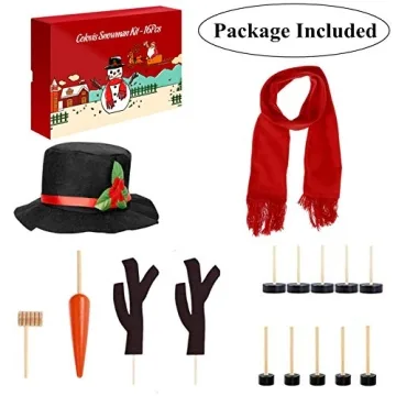 Colovis Snowman Decorating Kit for Winter Fun