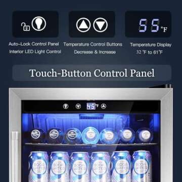 Antarctic Star Beverage Cooler - 145 Can Mini Fridge