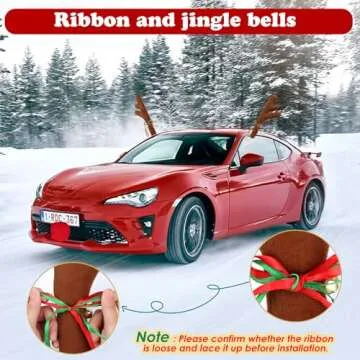 Car Reindeer Antler Kit for Holiday Festivities