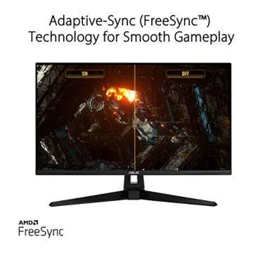 ASUS TUF Gaming VG289Q1A 28” Monitor, 4K UHD (3840 x 2160), IPS, Adaptive-Sync/ FreeSync, Eye Care, DisplayPort HDMI, DCI-P3 HDR 10, Shadow Boost, Black
