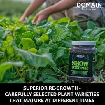 Domain Outdoor Show Stopper Food Plot Seeds for Deer, 1/2 Acre