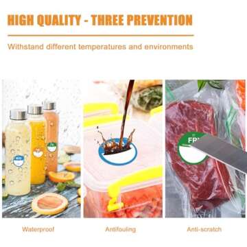 Food Labels Stickers 7 Day of The Week, Removable Day Label Peel Tab for Food Container Kitchen Freezer Breastmilk Restaurant Supplies Dot Monthly Planner Inventory Management Meal Prep Accessory