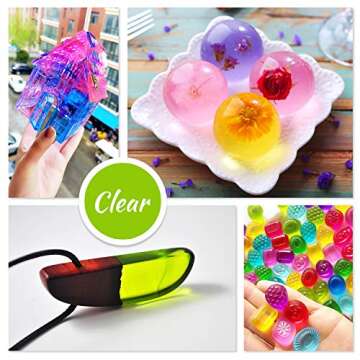 Epoxy Resin Pigment - 15 Color Liquid Epoxy Resin Dye - Highly Concentrated Epoxy Resin Colorant for Resin Coloring Art, DIY Jewelry Making Supplies - AB Resin Coloring for Paint, Crafts - 10ml Each