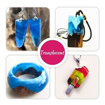 Epoxy Resin Pigment - 15 Color Liquid Epoxy Resin Dye - Highly Concentrated Epoxy Resin Colorant for Resin Coloring Art, DIY Jewelry Making Supplies - AB Resin Coloring for Paint, Crafts - 10ml Each