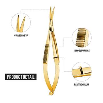 Shynai 2-Piece Eyebrow & Embroidery Scissors Set