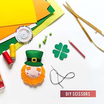 Shynai 2-Piece Eyebrow & Embroidery Scissors Set