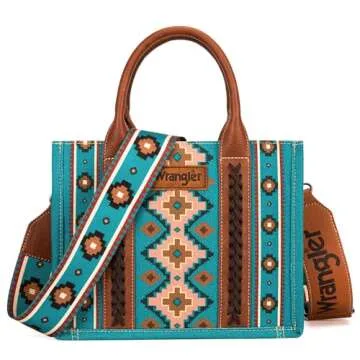 Montana West Wrangler Tote Bag for Women Western Shoulder Purses Boho Aztec Satchel Hobo Handbags WG...