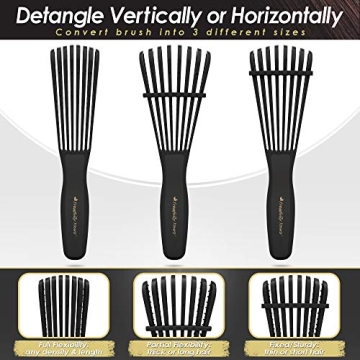 Tressfully Yours FlexiGlide Brush for Effortless Detangling