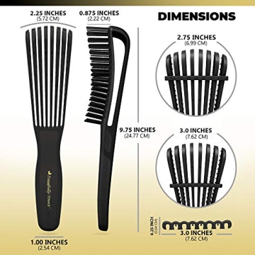 Tressfully Yours FlexiGlide Brush for Effortless Detangling