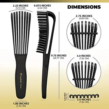 Tressfully Yours FlexiGlide Brush for Effortless Detangling