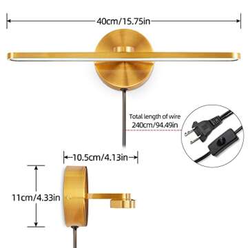 MantoLite LED Vanity Fixture - Modern Home Lighting