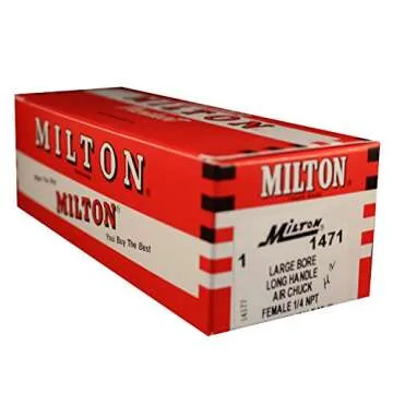 Milton 1471 1/4" FNPT Long Handled Lock On Air Chuck