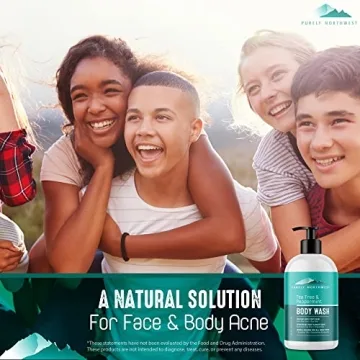 Purely Northwest Tea Tree Body Wash for Odor Relief