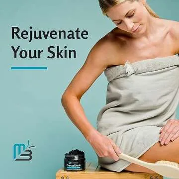 M3 Naturals Charcoal Scrub for Face and Body Care