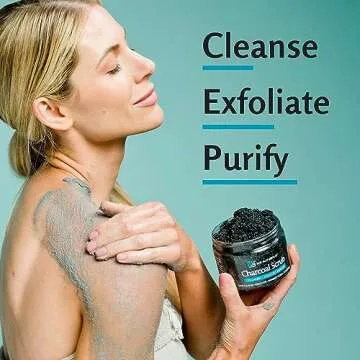 M3 Naturals Charcoal Scrub for Face and Body Care