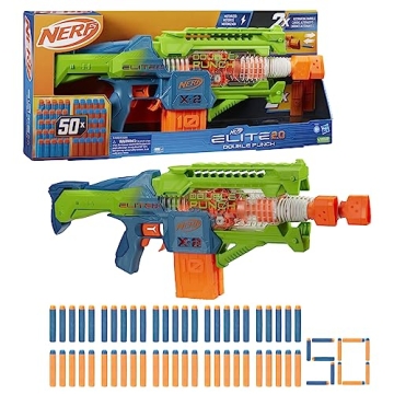 Nerf Elite 2.0 Double Punch Motorized Blaster for Kids
