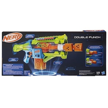 Nerf Elite 2.0 Double Punch Motorized Blaster for Kids