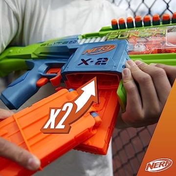 Nerf Elite 2.0 Double Punch Motorized Blaster for Kids