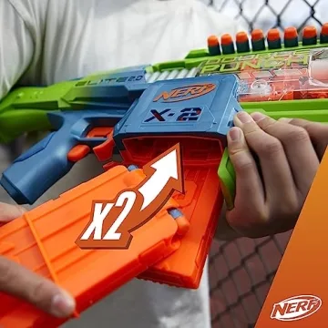 Nerf Elite 2.0 Double Punch Motorized Blaster for Kids