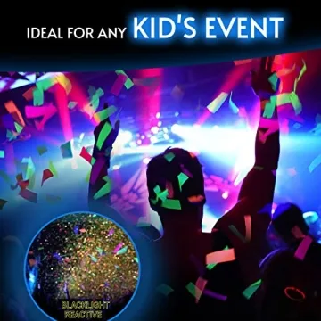 Glow King 20000 Pieces Blacklight Reactive Confetti