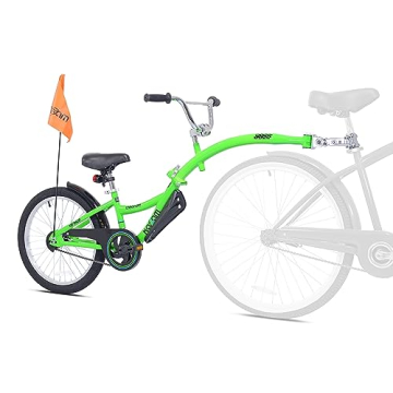 KaZAM Co-Pilot Bike Trailer, Green, 20 inch