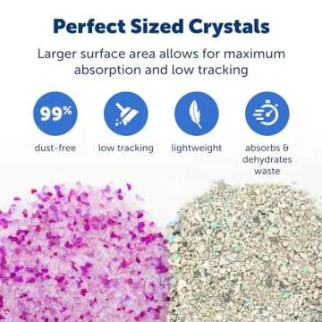 PetSafe Crystal Cat Litter - 5X Odor Control & Long-Lasting