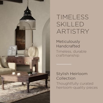 Maven Lane Emin Handmade Coffee Table in Distressed Finish