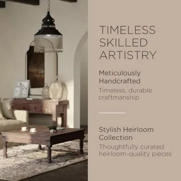 Maven Lane Emin Handmade Coffee Table in Distressed Finish