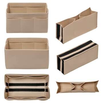 DailyPlus Purse Organizer Insert for Totes - 14 Pockets