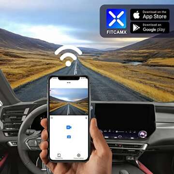 Fitcamx 4K Dash Cam for Lexus RX 2023-2025 – Seamless Look & Ultra HD