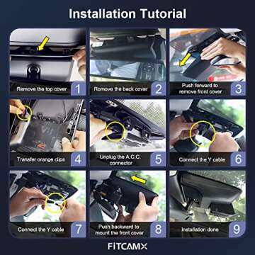 Fitcamx 4K Dash Cam for Lexus RX 2023-2025 – Seamless Look & Ultra HD