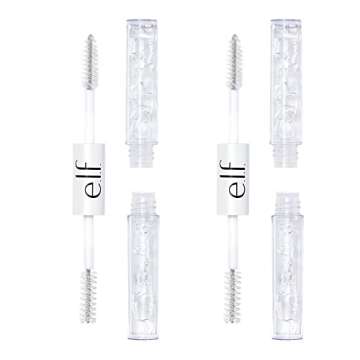e.l.f. Clear Lash & Brow Mascara 2-Pack, Conditioning Clear Brow & Lash Gel For Grooming, Defining &...