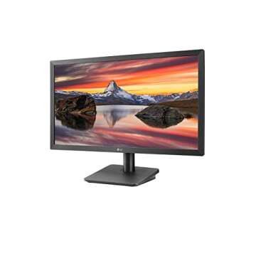 LG 22MP410-B 22” Full HD VA Display with FreeSync - Black
