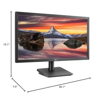 LG 22MP410-B Full HD VA Display - Smooth Gaming Experience