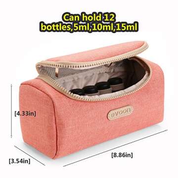 evoon Essential Oil Storage Organizer for Travel