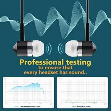 ZXFYE Earbud Headphones Bulk Wired Earphones Mixed Colors 10 Packs Compatible with iPhone Smartphone Computer Laptop MP3 School Classroom