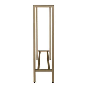 SEI Furniture Southern Enterprises Darrin Narrow Console Table, 36" W, Metallic gold, AMZ7929MC