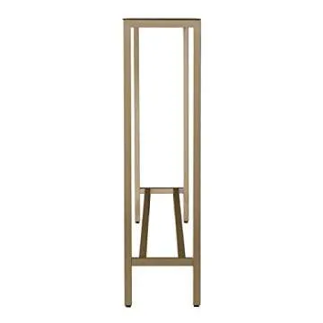 SEI Furniture Southern Enterprises Darrin Narrow Console Table, 36" W, Metallic gold, AMZ7929MC