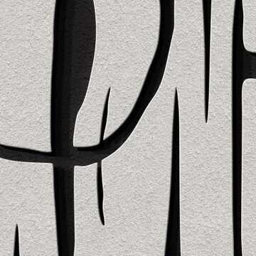 Framed Black and White Abstract Wall Art for Living Room, 3 Piece Modern Minimalist Line Canvas Art Work Prints Black Painting Wall Art Decor for Bedroom, Home Office, 16x24 Inch