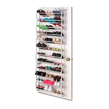Home Basics Metal Over The Door Shoe Organizer - 36 Pairs