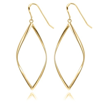 PAVOI 14K Gold Plated Infinity Hoop Earrings - Elegant & Sustainable